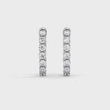Lab Grown Diamond Hoop Earrings 