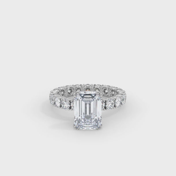 Lab Grown Diamond Engagement Ring "Minerva" #color_platinum