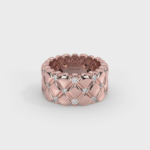 Lab Grown Diamond Engagement Ring "Colosseum" #color_rose-gold