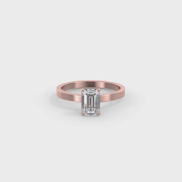 Lab Grown Diamond Engagement Ring "Ingrid" #color_rose-gold