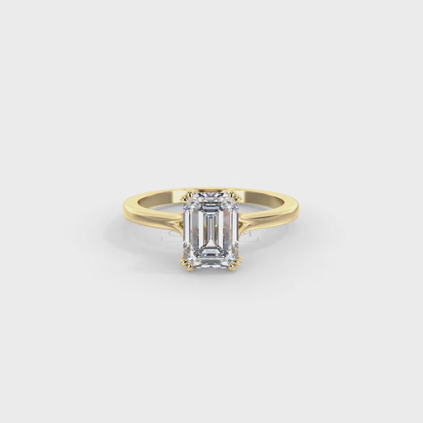 Lab Grown Diamond Engagement Ring "Cosima" #color_yellow-gold