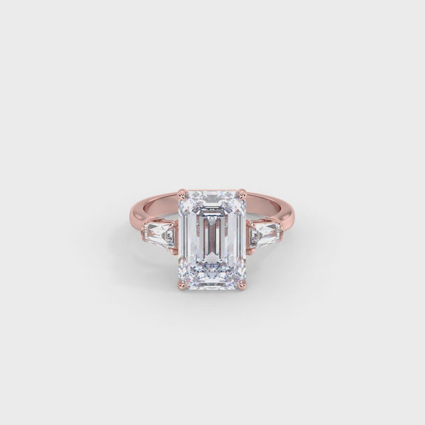 Lab Grown Diamond Engagement Ring "Artemis" #color_rose-gold