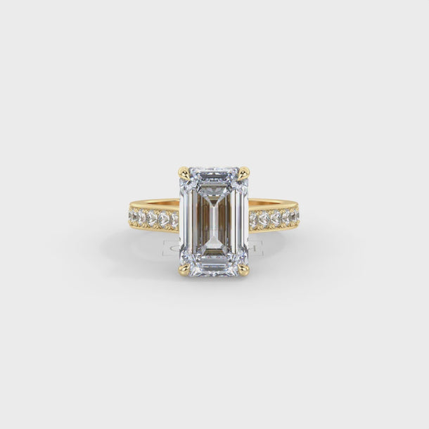 Lab Grown Diamond Engagement Ring "Beatrix"  #color_yellow-gold