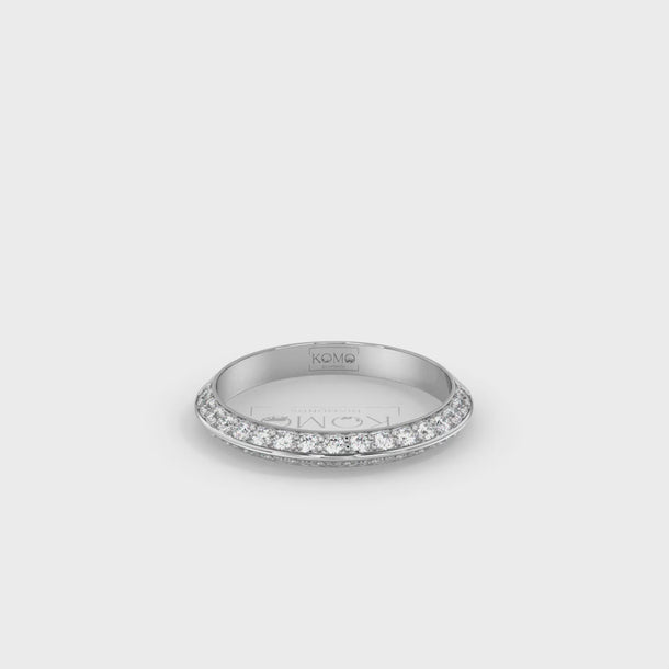 Lab Grown Diamond Wedding Ring "Colette" #color_white-gold