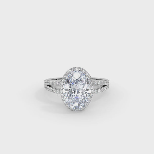 Lab Grown Diamond Engagement Ring "Evelyn" #color_platinum