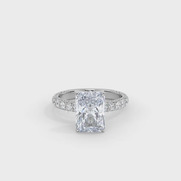 Lab Grown Diamond Engagement Ring "Adelle" #color_platinum